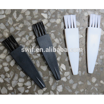 black and white small cleaning brush for coffee capsules and machines